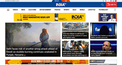 Desktop Screenshot of indiatvnews.com