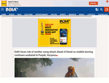 Tablet Screenshot of indiatvnews.com